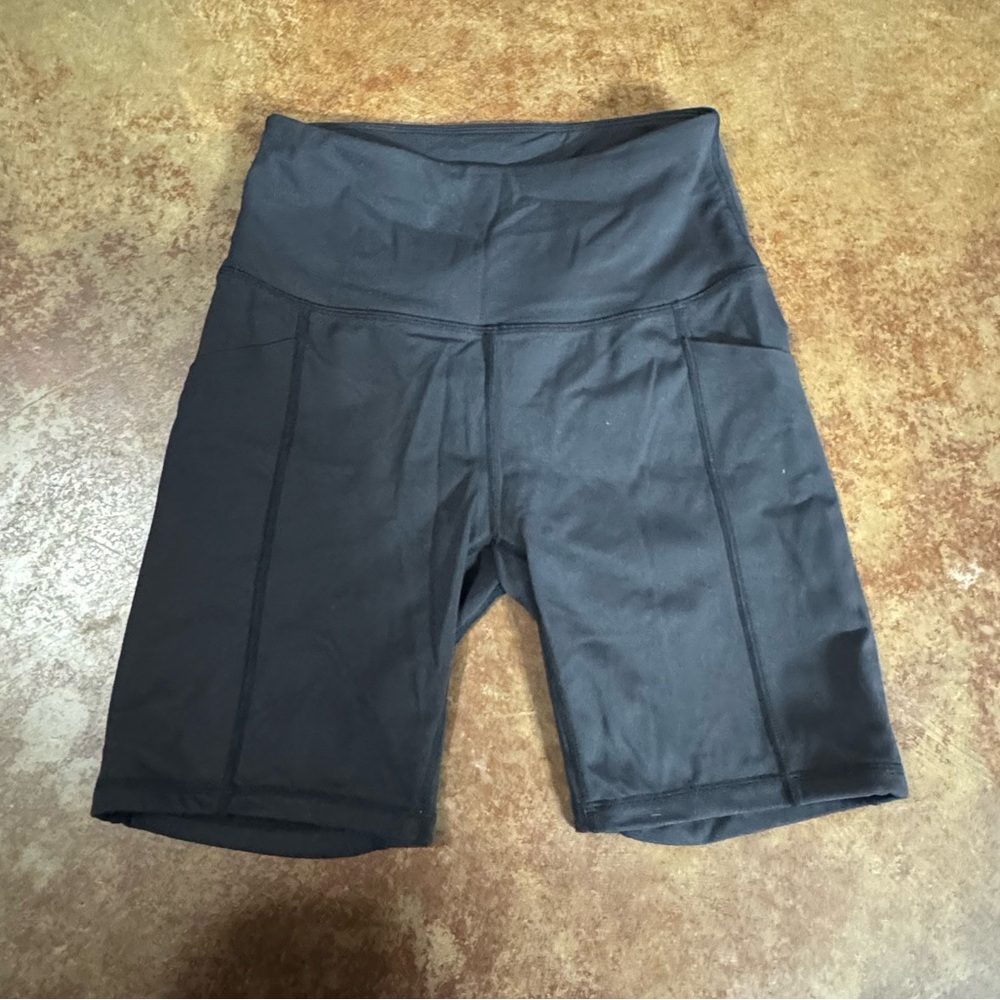 Black High-Waisted Shorts